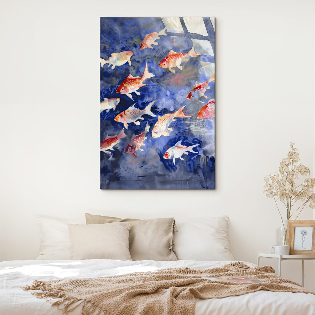 Koi in blauw zonlicht — interieur 2