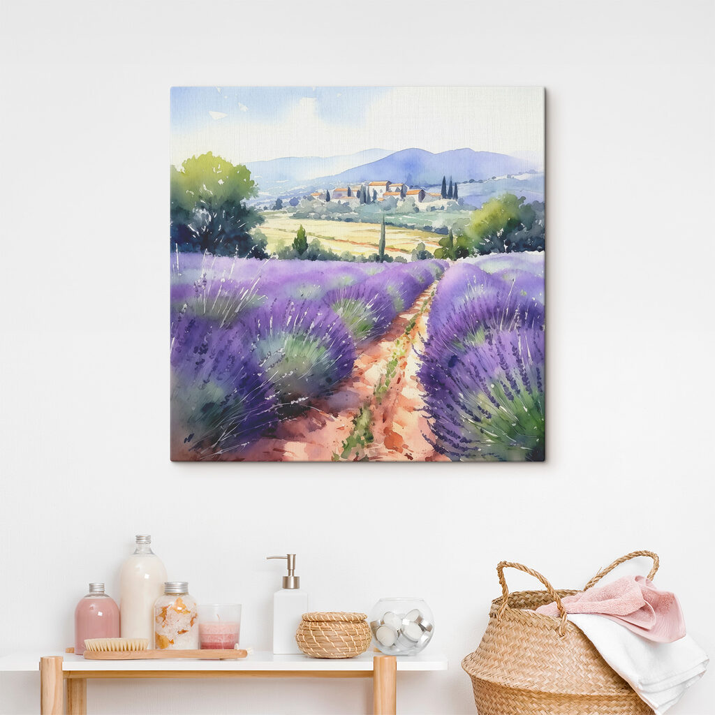 Een pad door lavendel — interieur 2