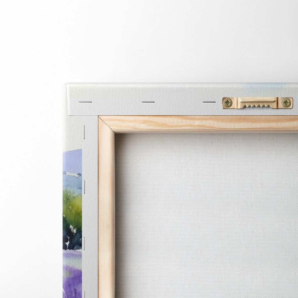 Een pad door lavendel — achterkant