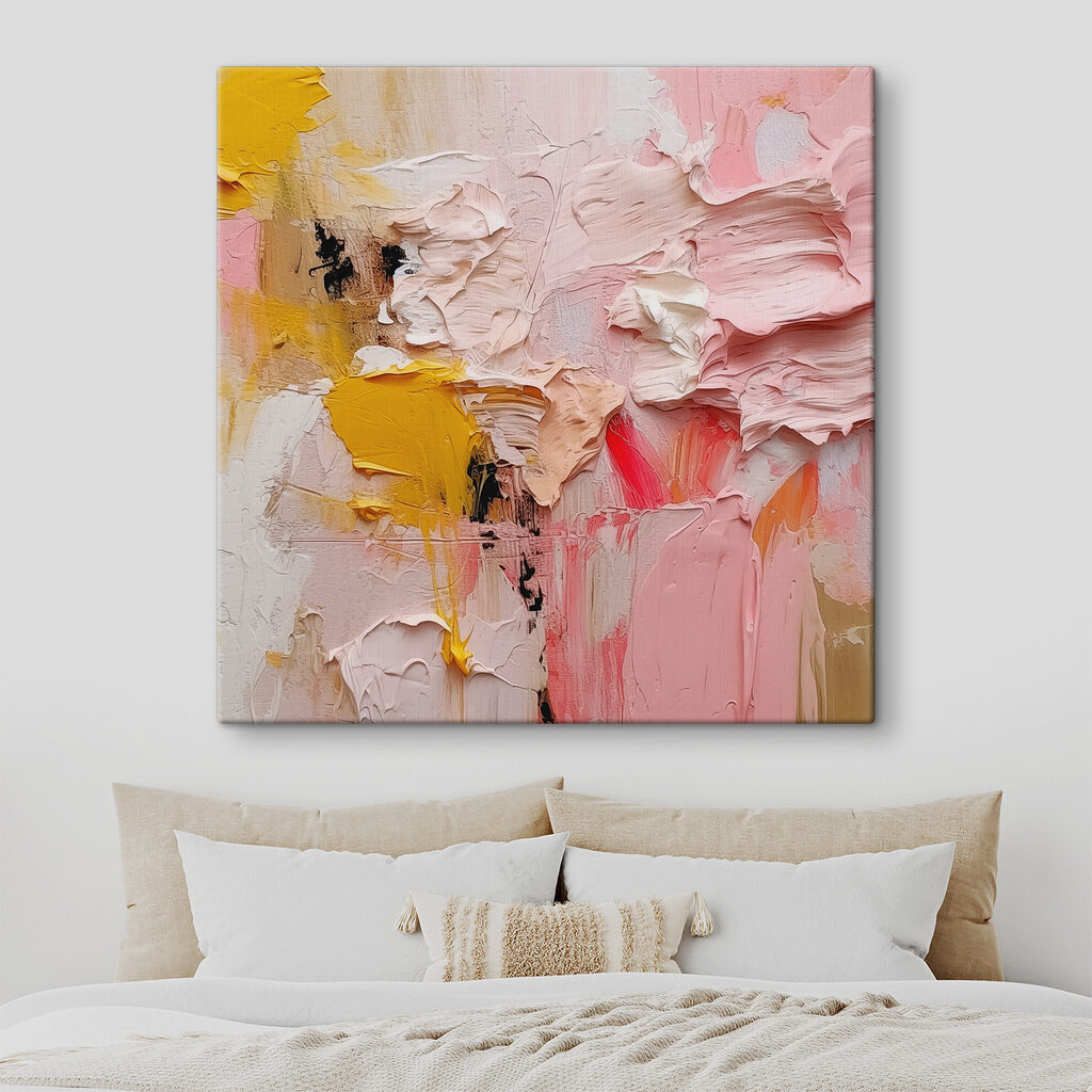 Kleurrijke abstracte textuur in roze tinten — interieur 1