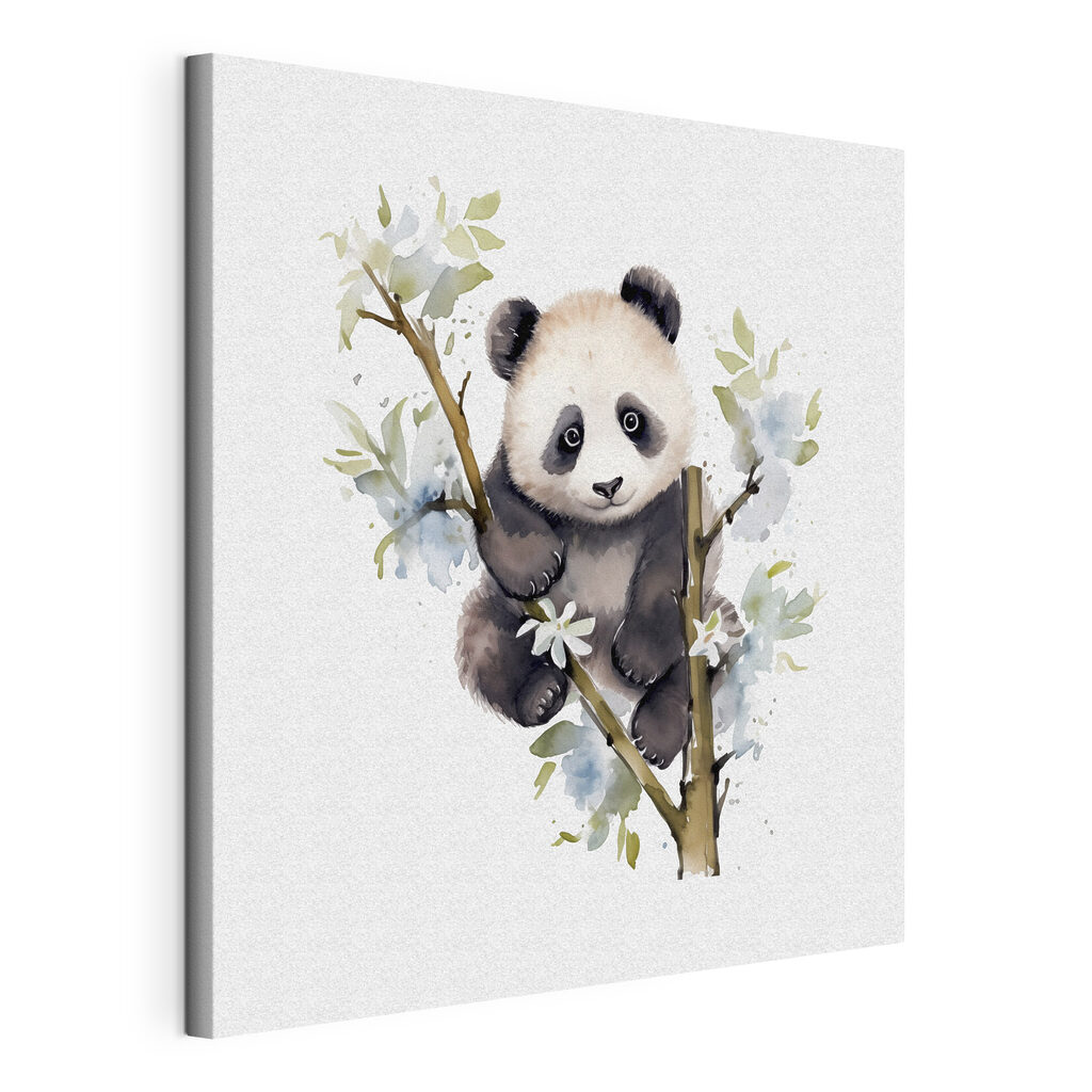 Panda tussen witte bloesem — productweergave