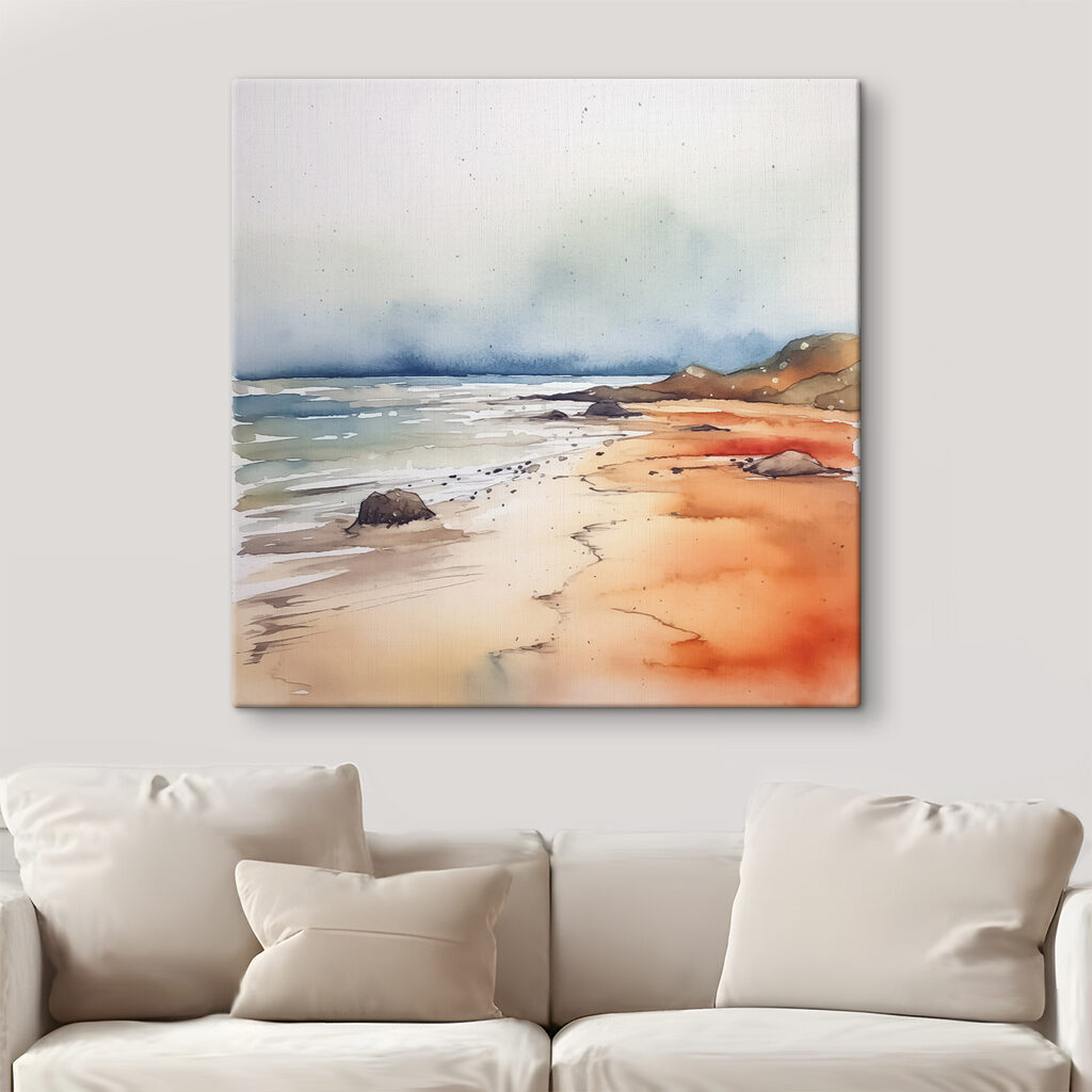 Aquarel langs de vloedlijn — interieur 1