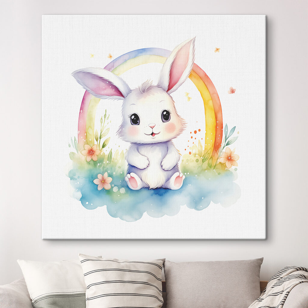 Konijntje onder de regenboog — interieur 1