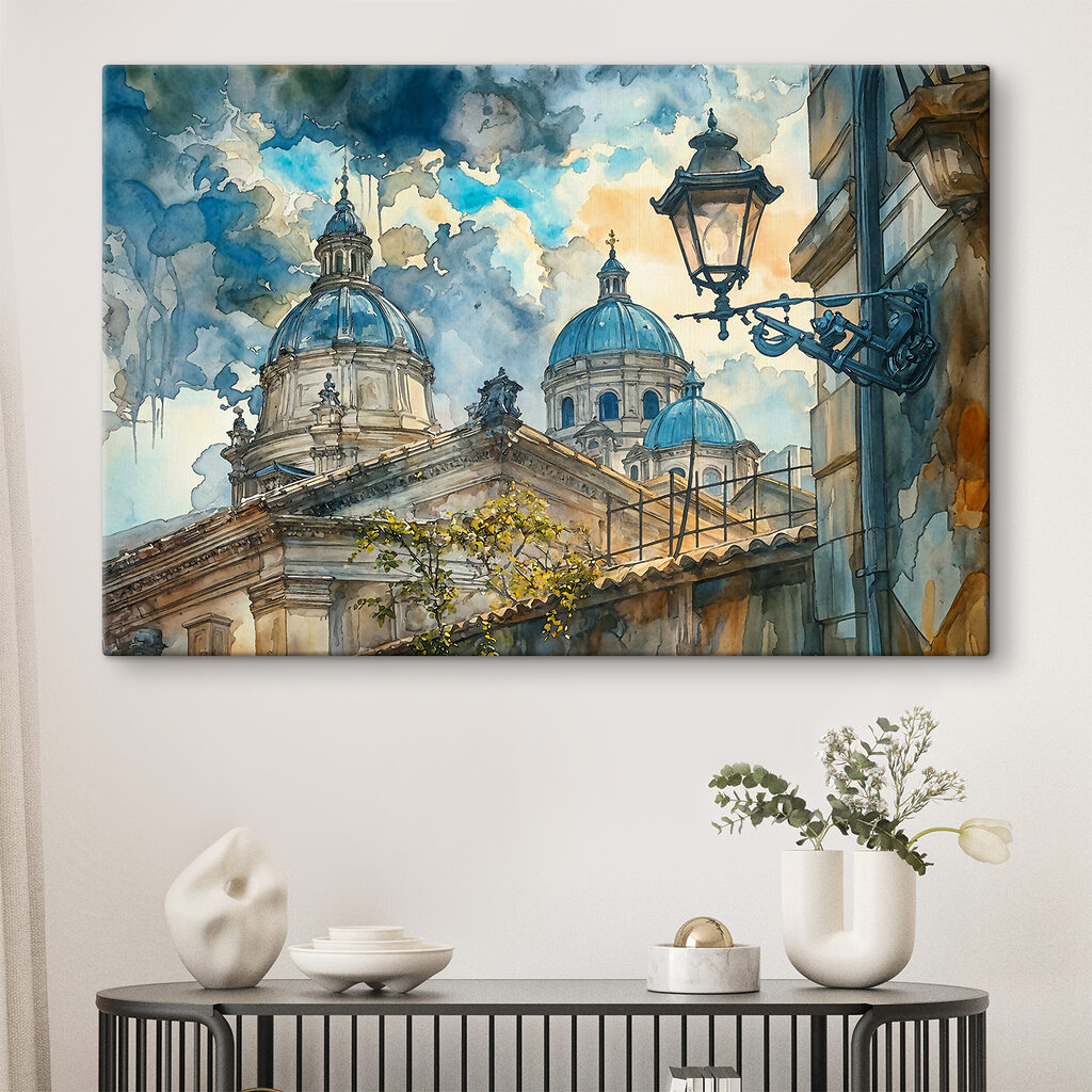 Koepels boven een straatlantaarn — interieur 2