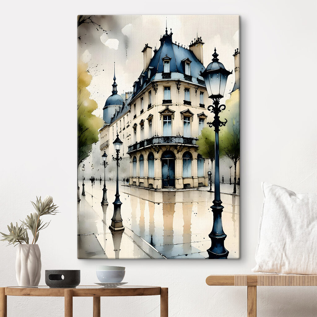 Lantaarns langs een hoekhuis — interieur 2