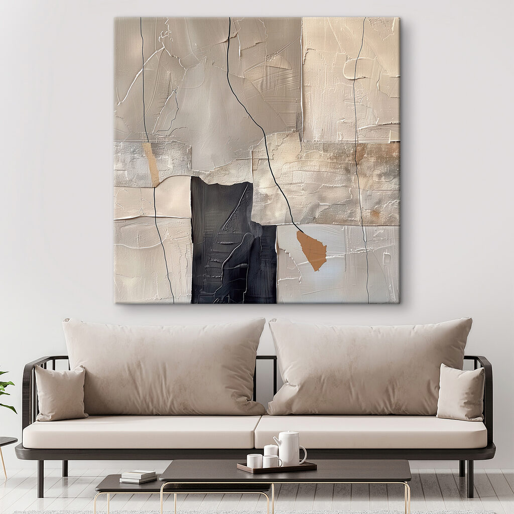 Scheuren tussen zachte vlakken in een interieur