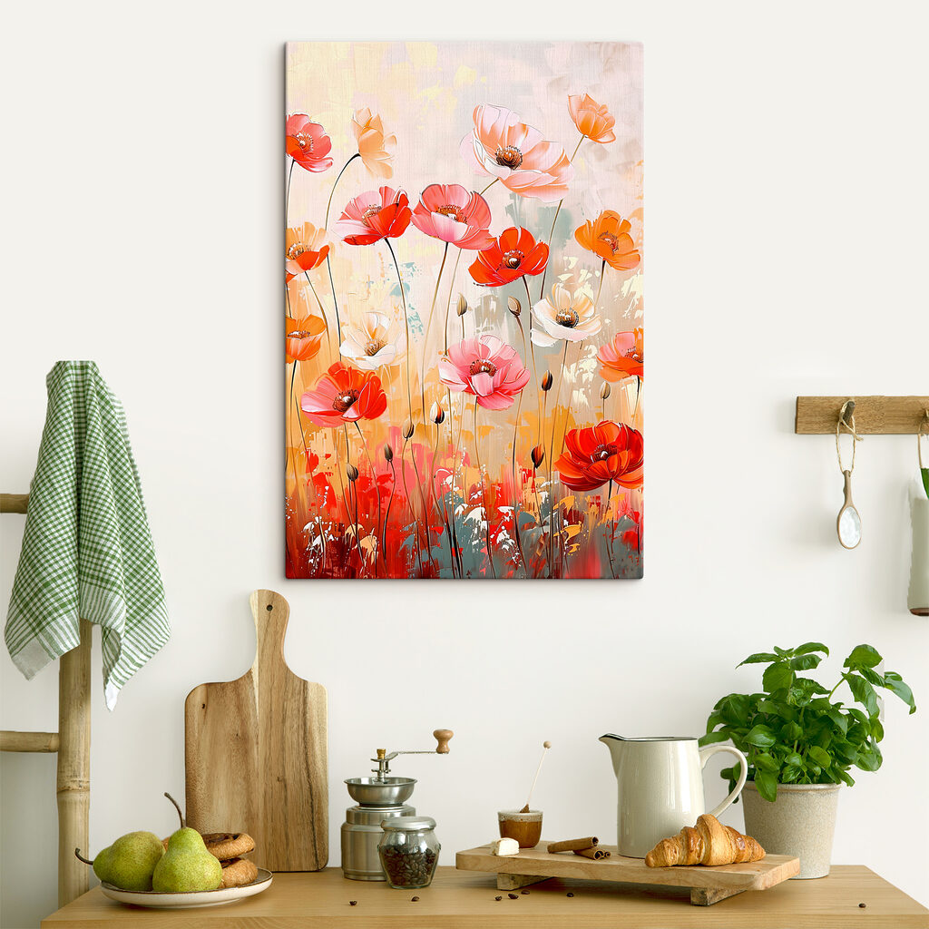 Levendige bloesems in een kleurrijk veld — interieur 1