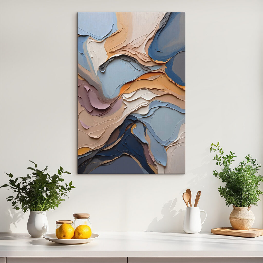 Pastellagen raken diepblauw — interieur 2