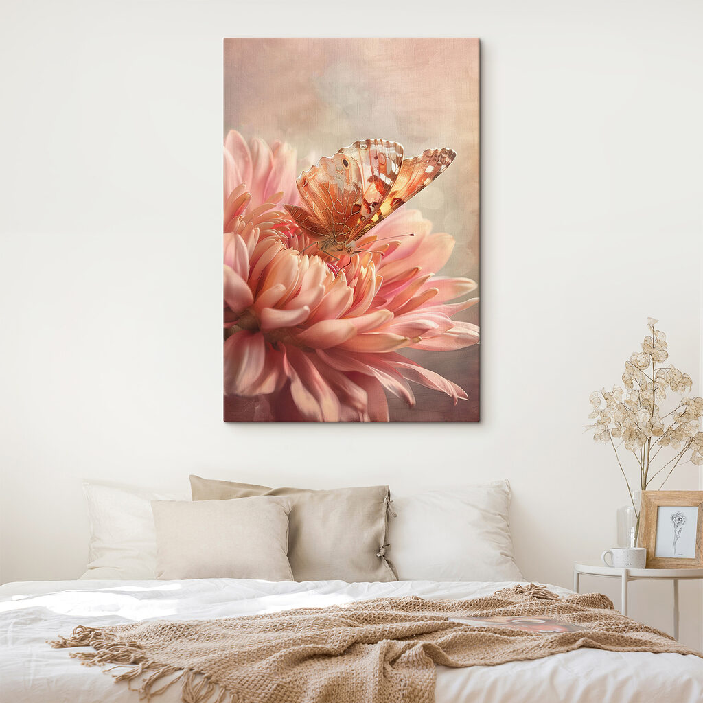 Een vlinder op een bloem — interieur 2
