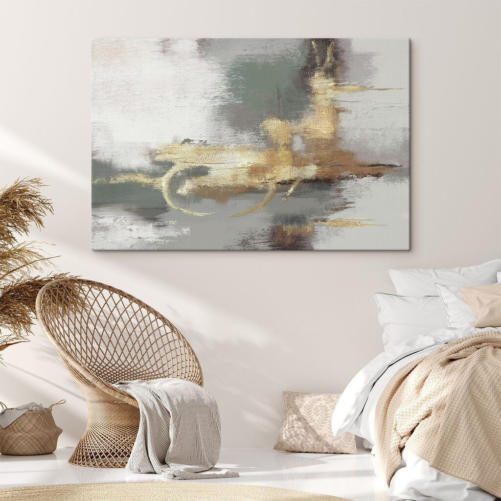 Gouden lussen over groen — interieur 2