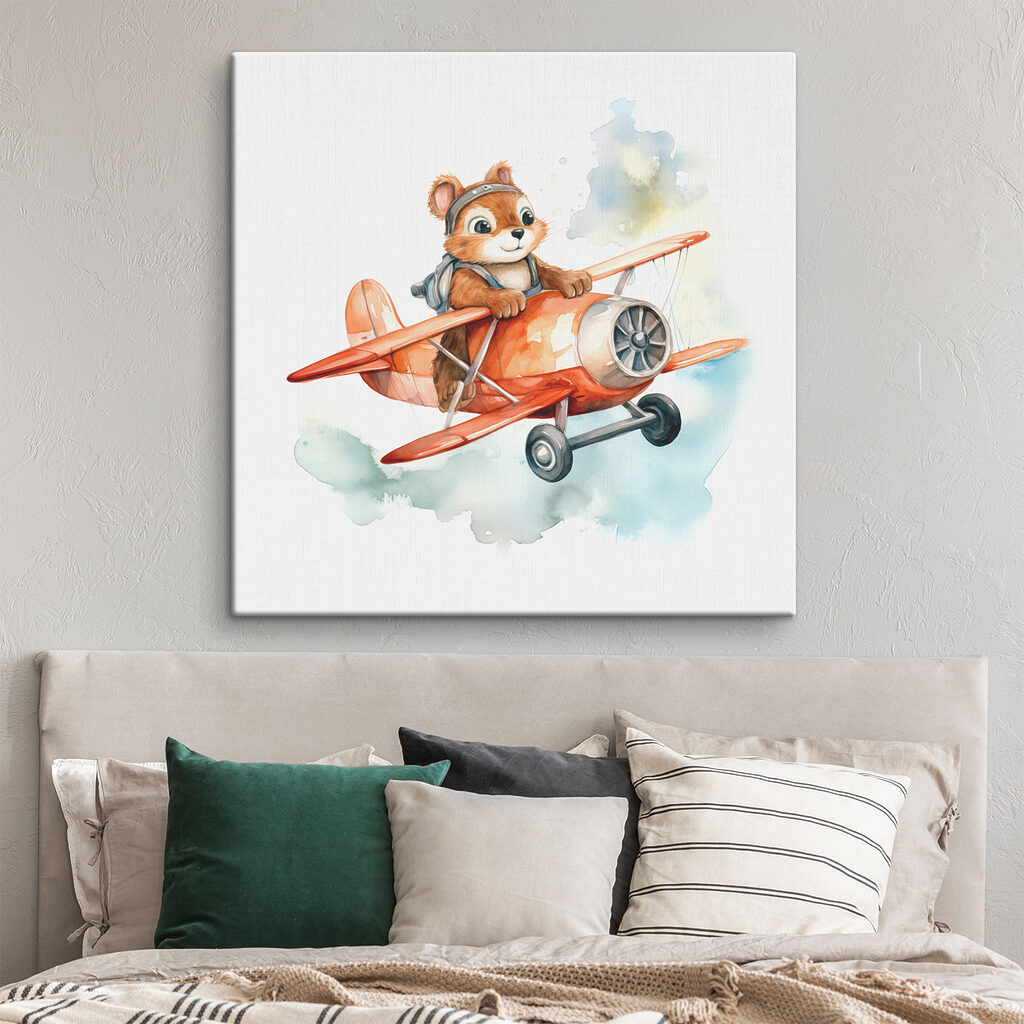 Vosje vliegt door wolken — interieur 2