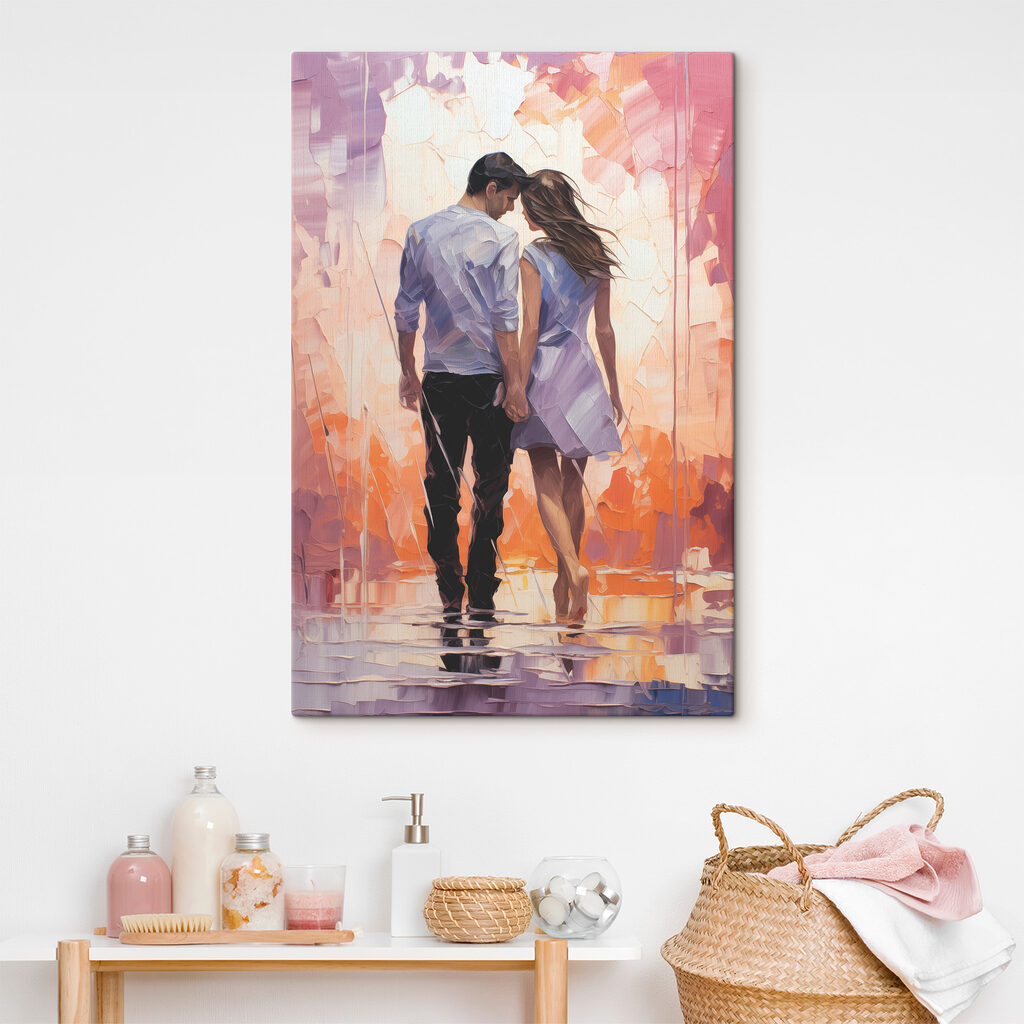 Samen onder roze licht — interieur 2