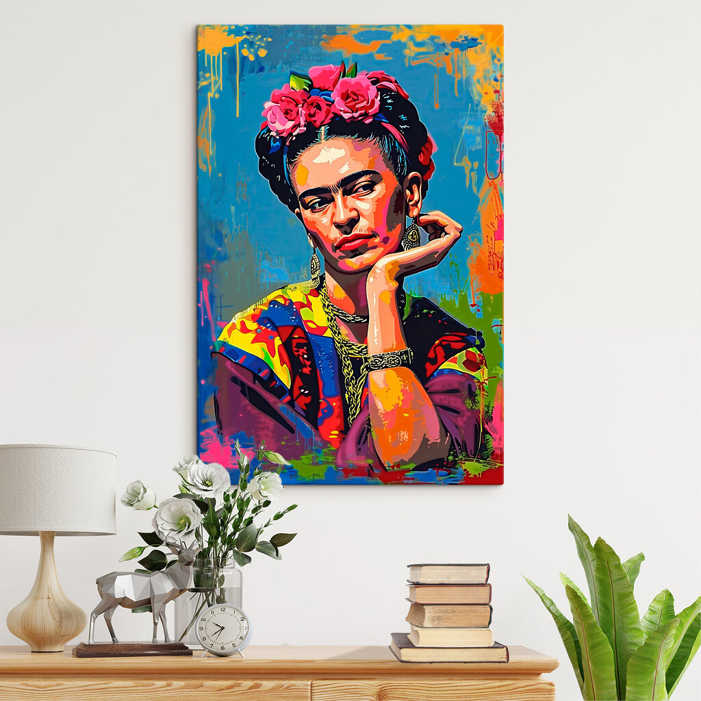 Frida met ondersteunde kin — interieur 1