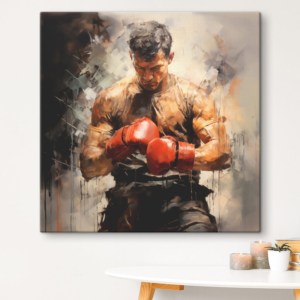 Bokser in warme schaduwen — interieur 2