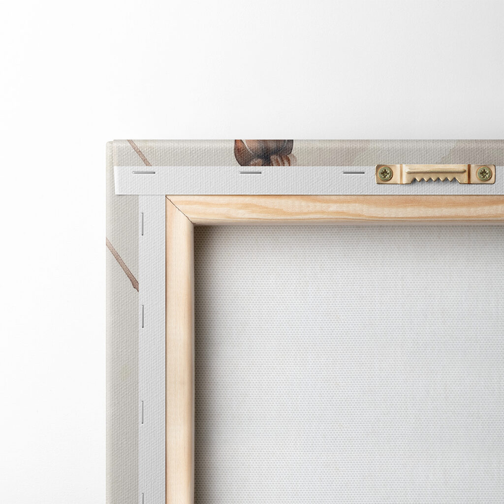Katoentakken in zacht beige — achterkant