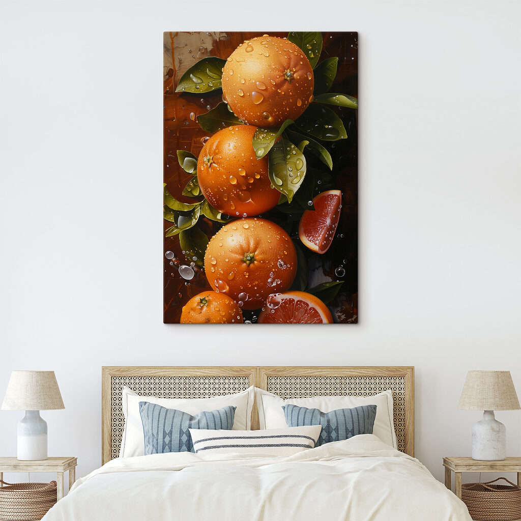Citrus aan natte tak — interieur 2
