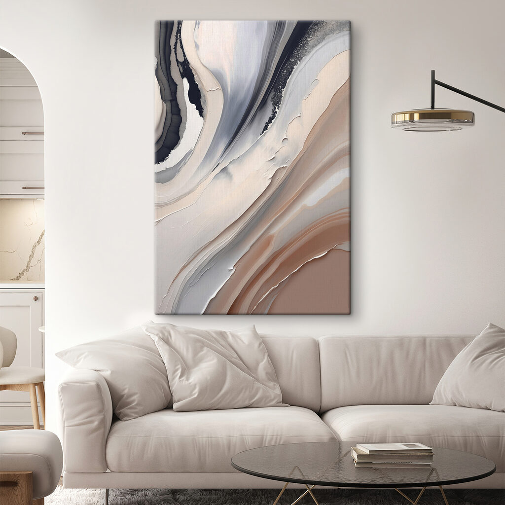 Grijze lagen langs zandtinten — interieur 2