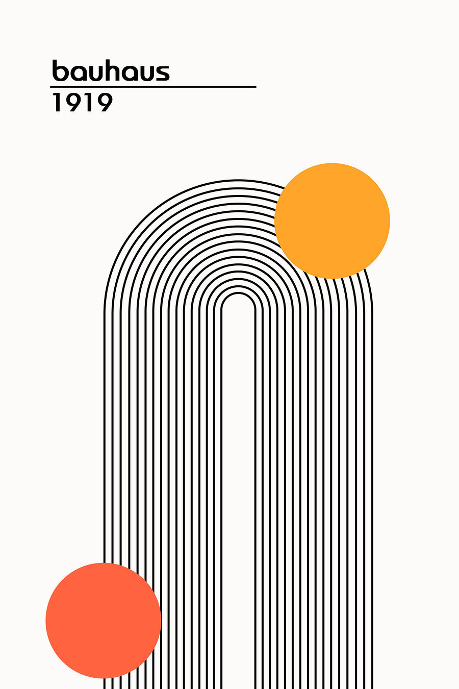 Een boog tussen cirkels — volledig ontwerp