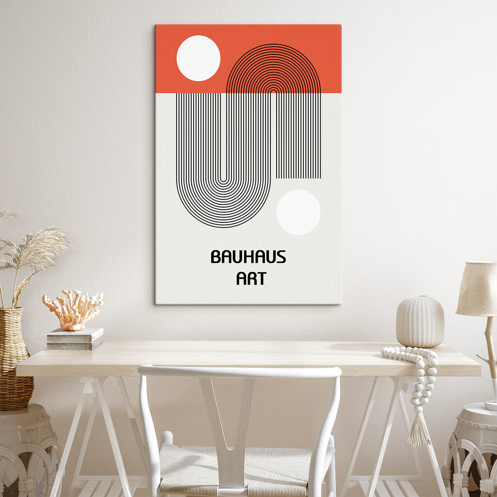 Bogen tussen witte cirkels — interieur 1