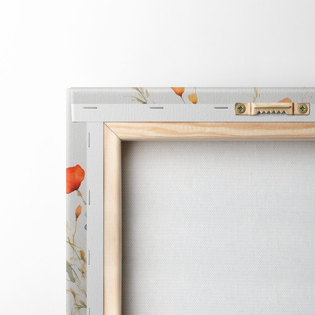 Veldbloemen in twee kleuren — achterkant