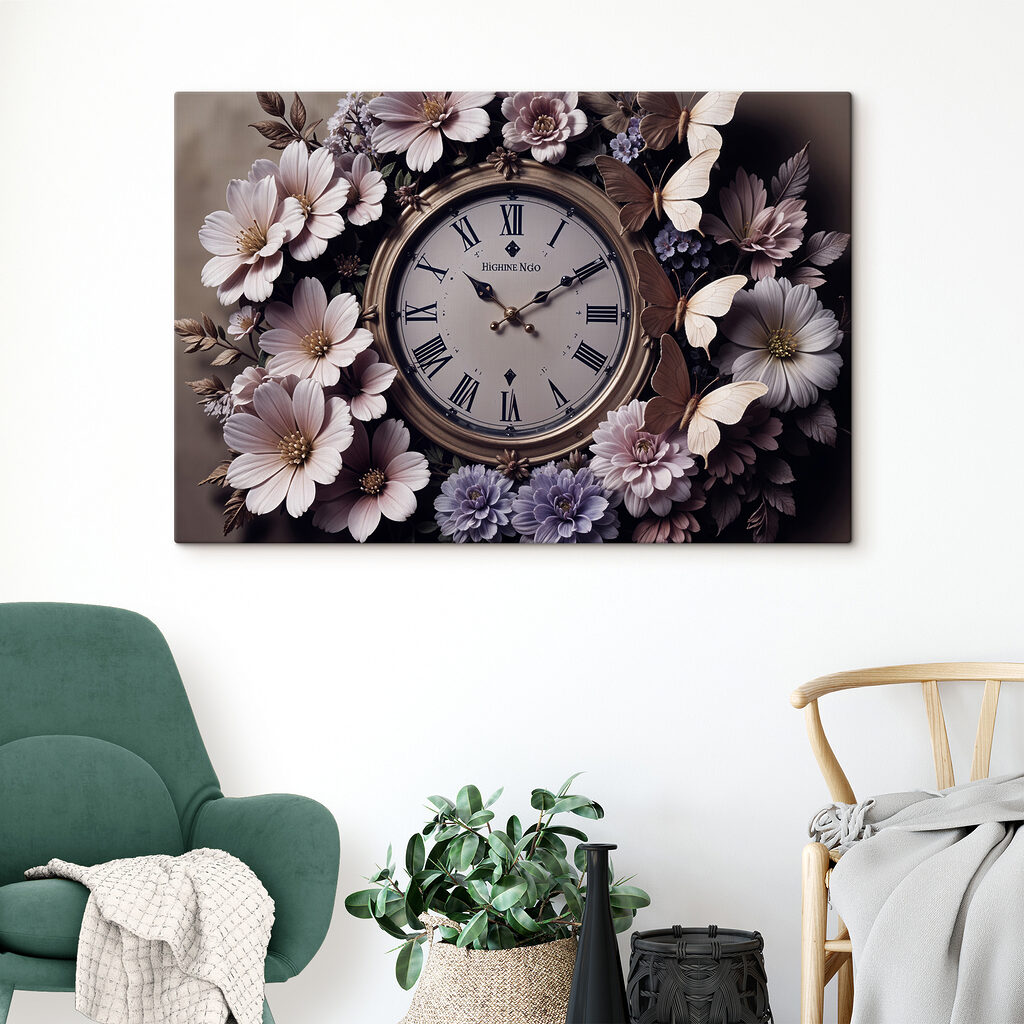 Bloemenkrans rond de tijd — interieur 2