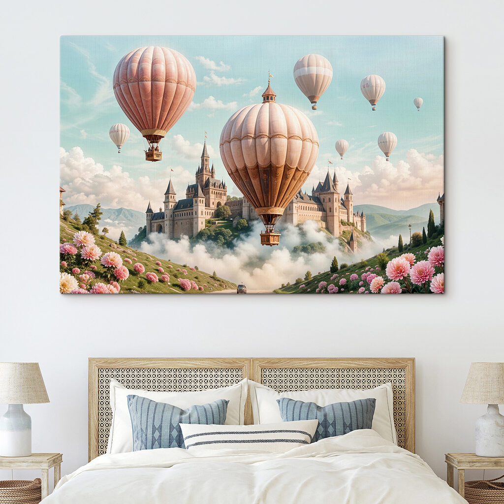 Luchtballonnen boven een droomkasteel — interieur 2