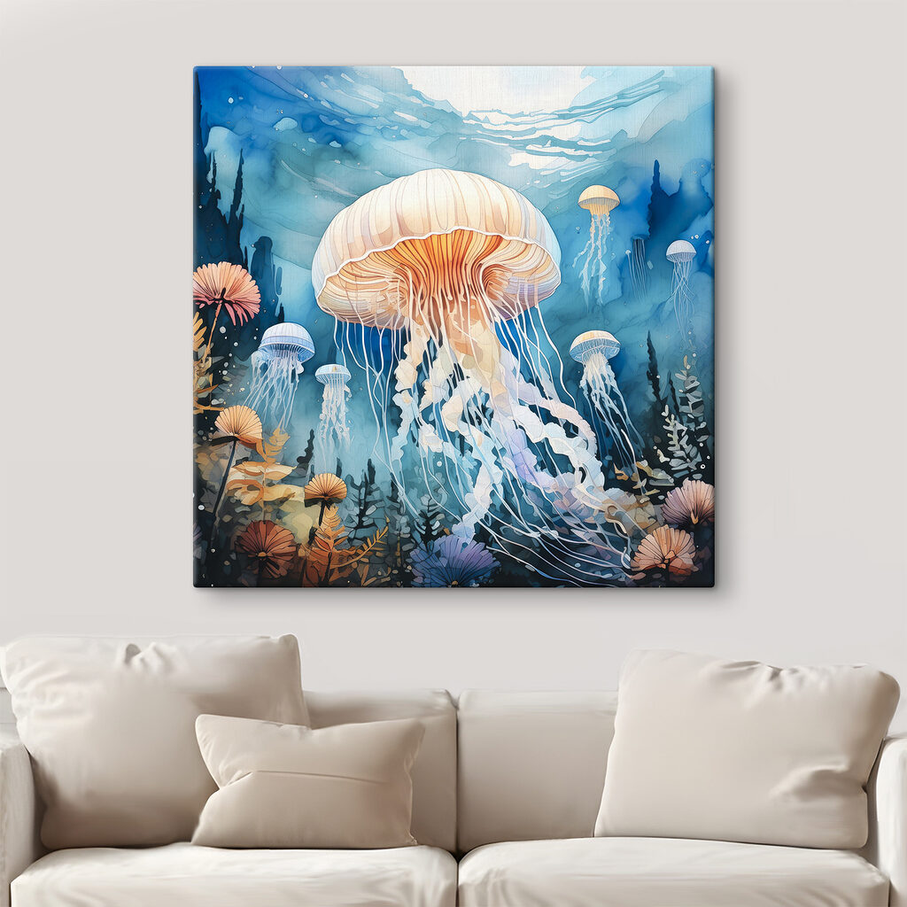 Kwallen tussen onderwaterbloemen — interieur 3