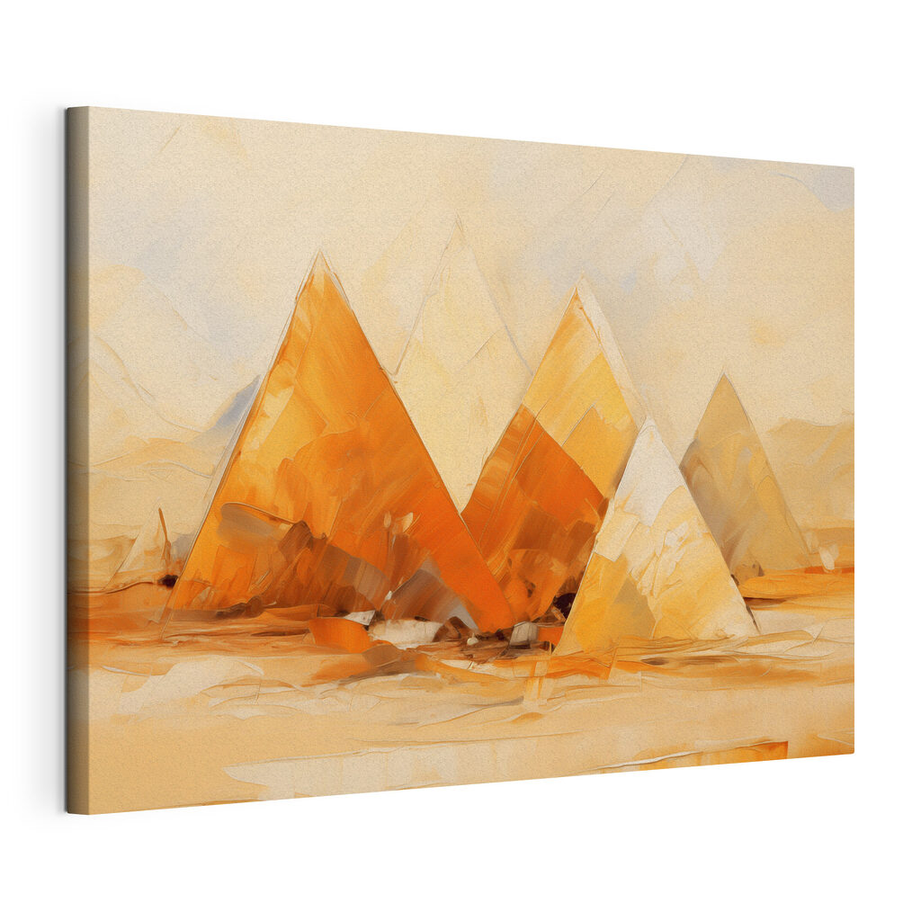Piramides in warm ochtendlicht — productweergave