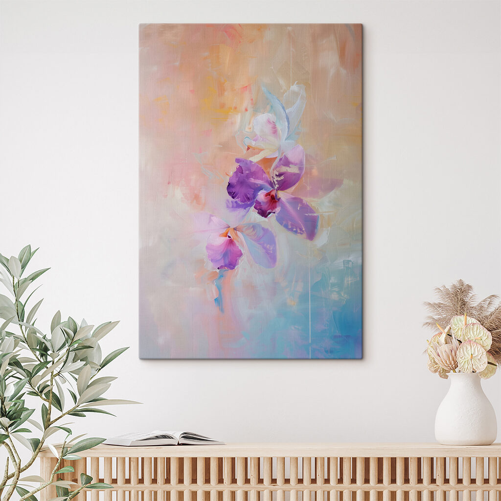 Orchidee in een pastelwaas — interieur 3