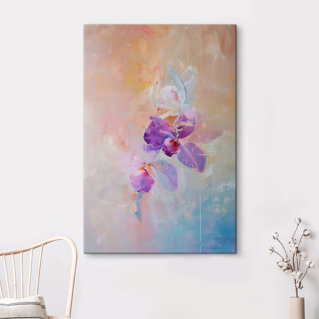 Orchidee in een pastelwaas — interieur 4