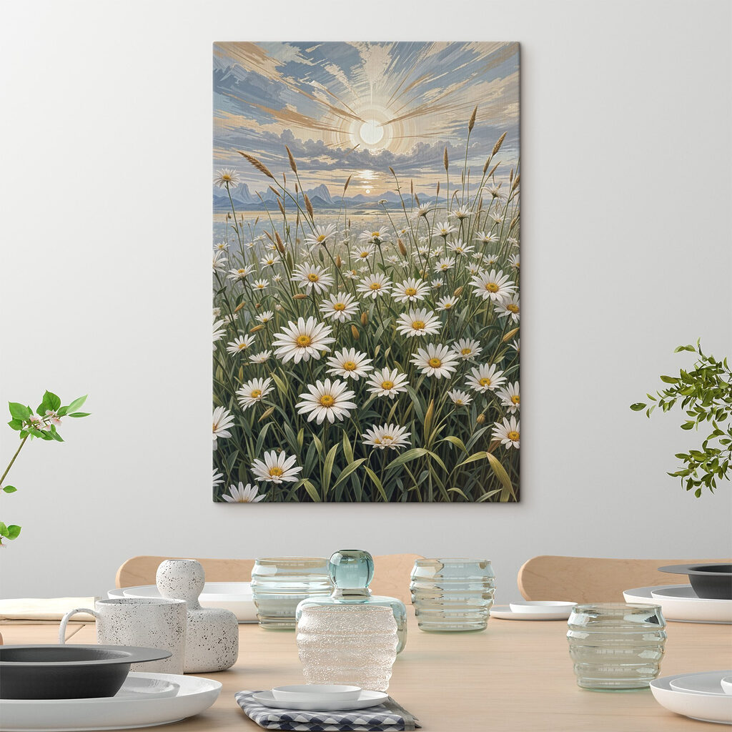 Margrieten wachten op zonlicht — interieur 3