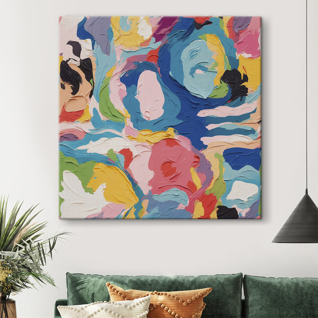 Kleuren krullen in elkaar — interieur 2