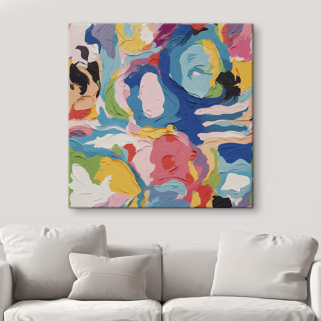 Kleuren krullen in elkaar — interieur 3