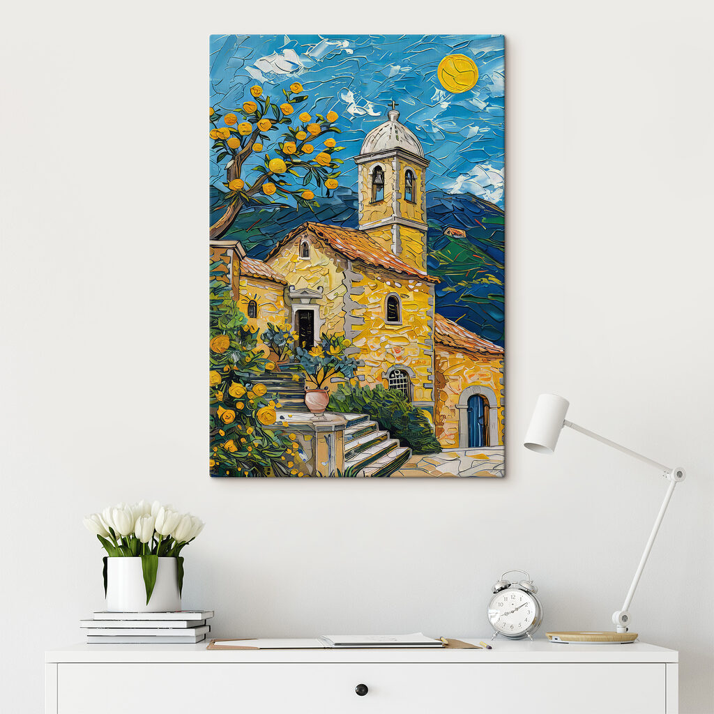 Kapel in gele verf — interieur 2