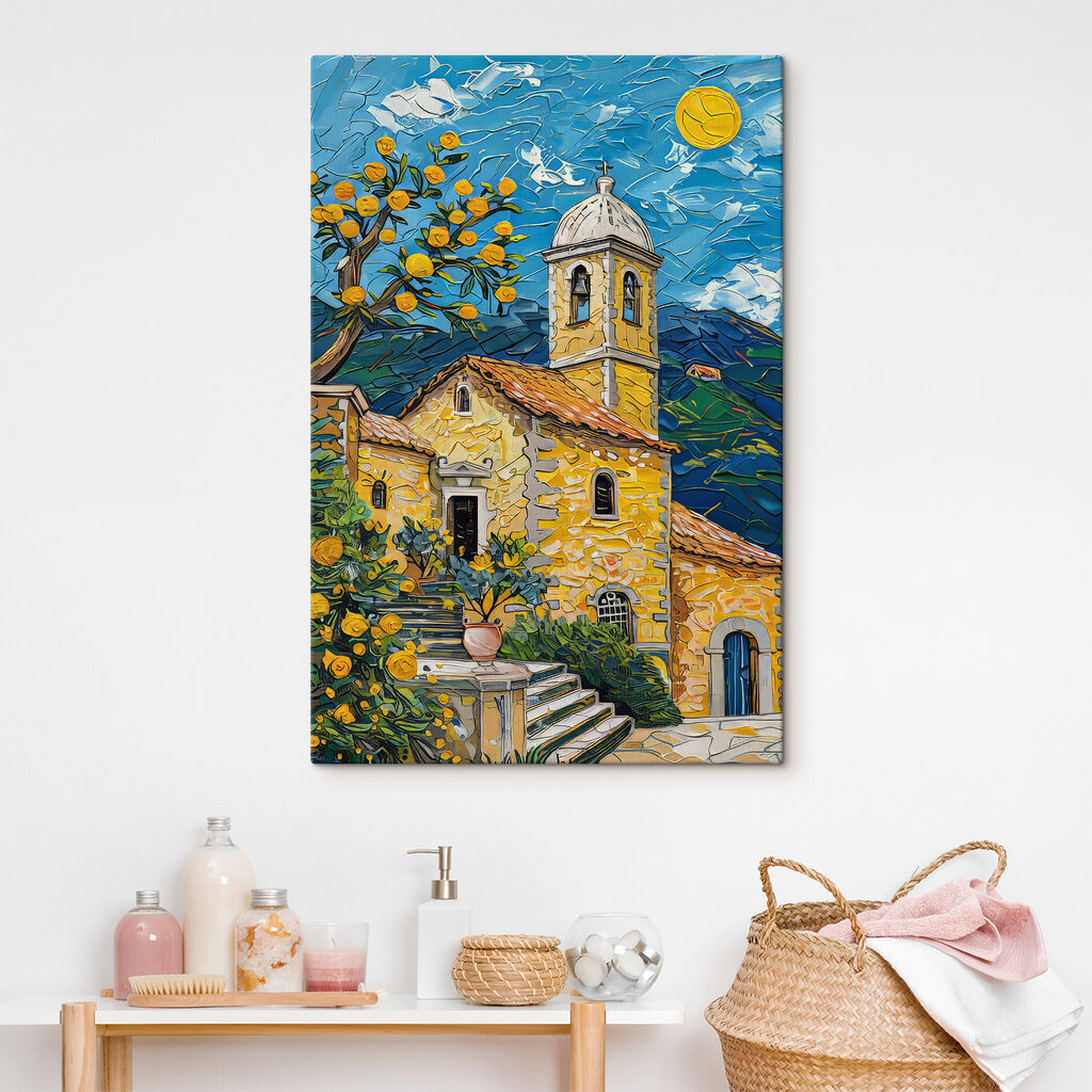 Kapel in gele verf — interieur 3