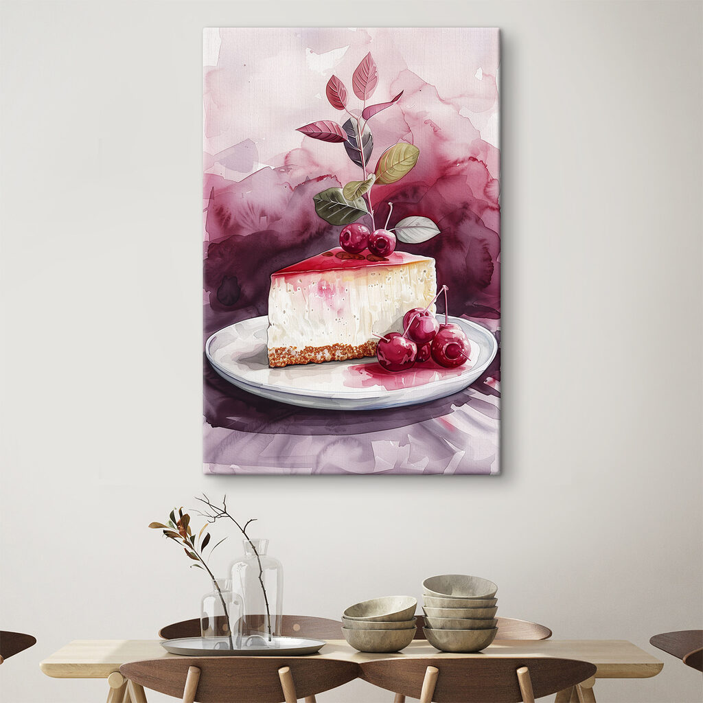 Kwarktaart met rode kersen — interieur 4