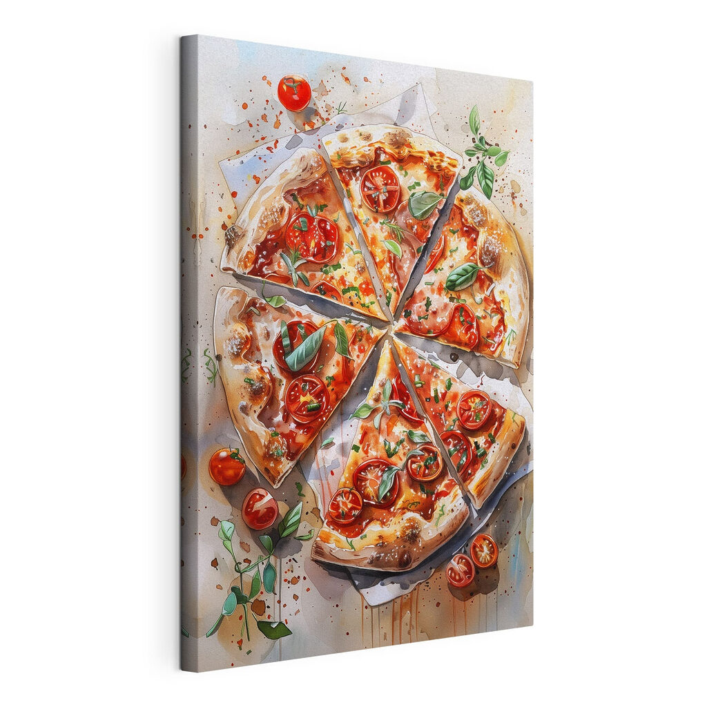 Pizza tussen tomaatjes — productweergave