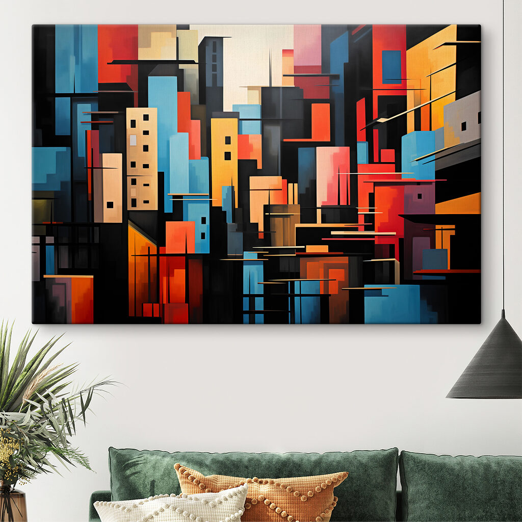 Een stad van kleurblokken — interieur 2