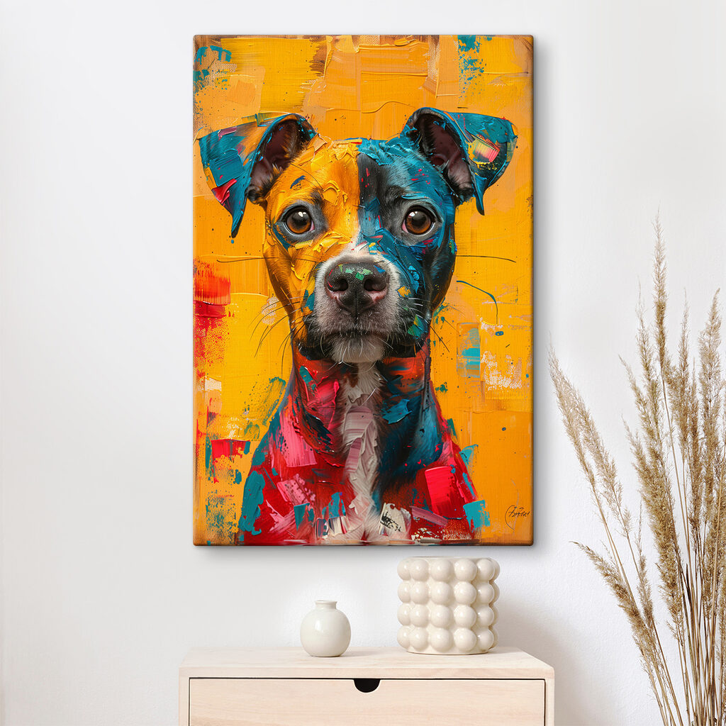 Een hond vol zonnekleuren — interieur 1