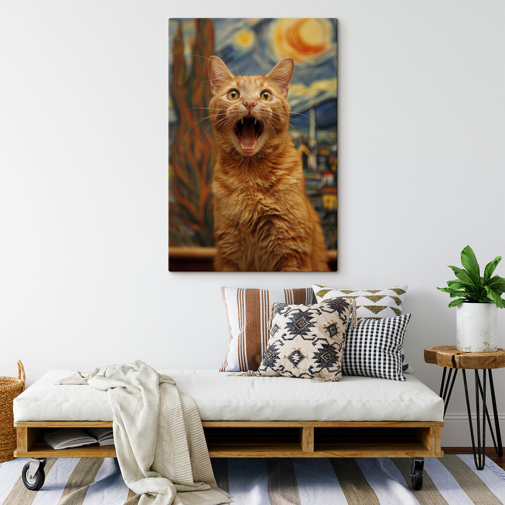 Kat gaapt voor sterrennacht — interieur 2
