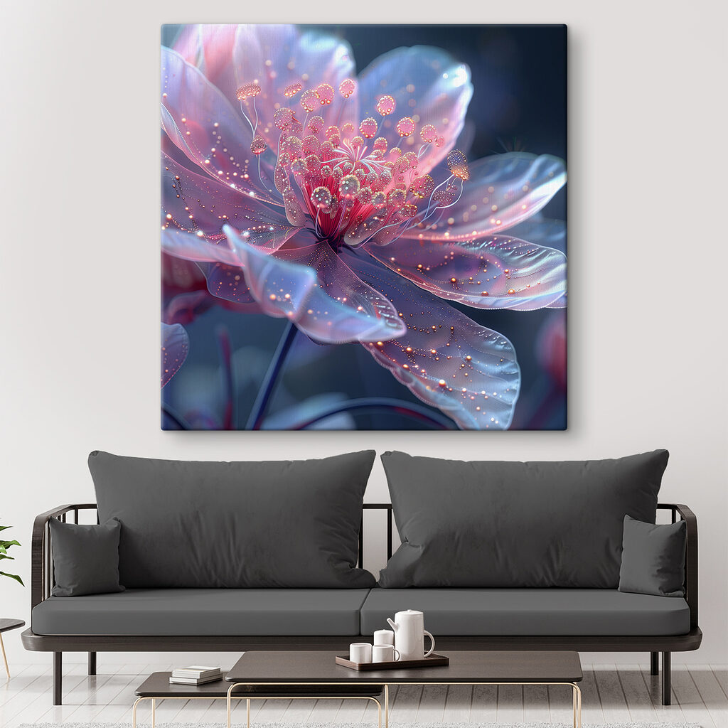 Een bloem van nachtgloed — interieur 1