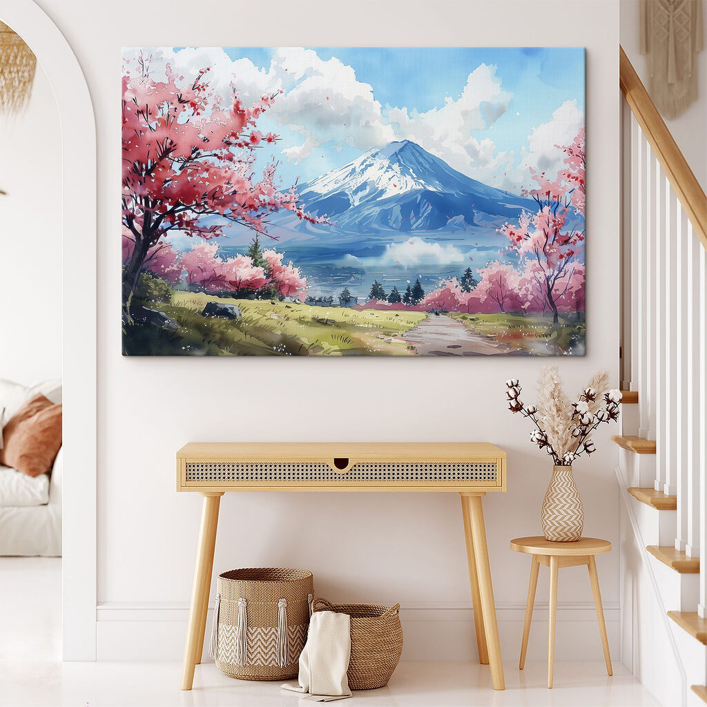 Berglandschap in bloei — interieur 4