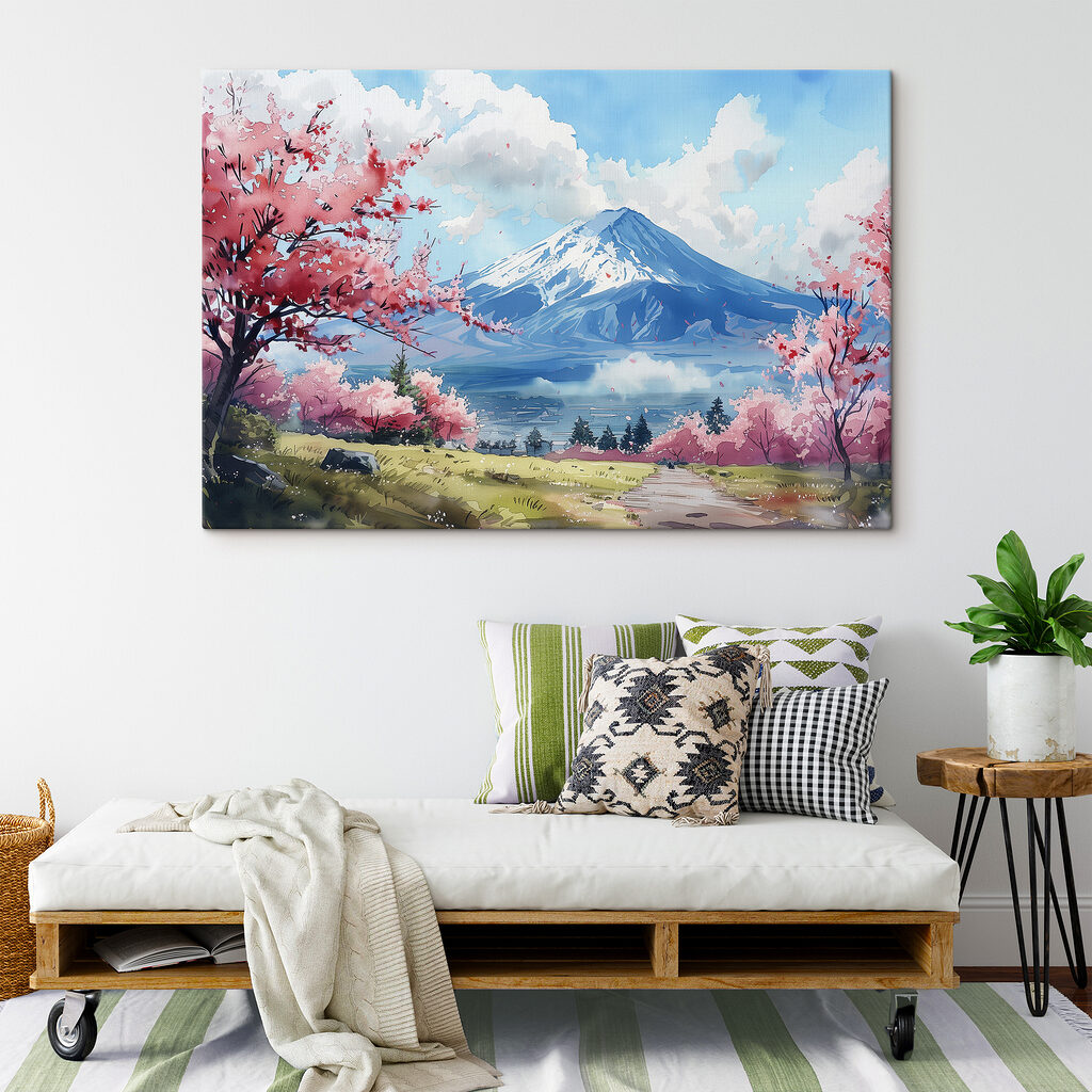 Berglandschap in bloei — interieur 2