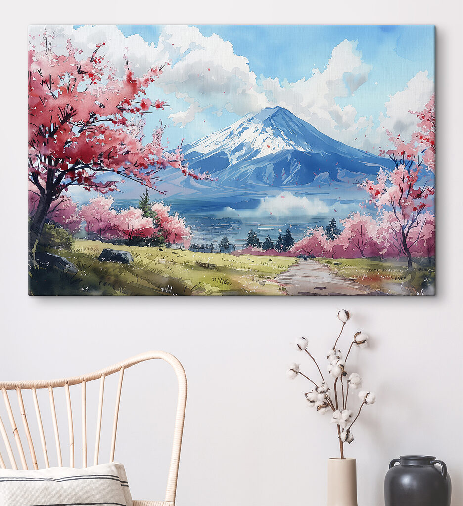 Berglandschap in bloei — interieur 1