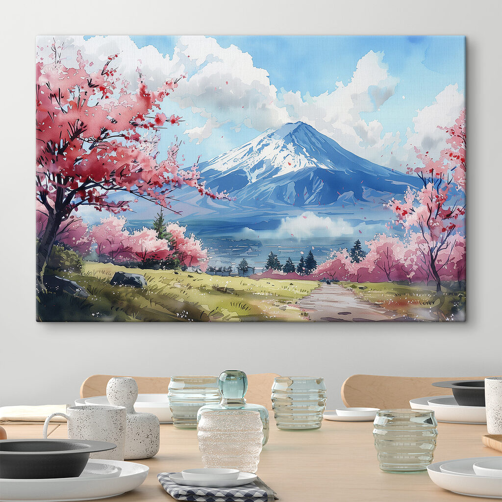 Berglandschap in bloei — interieur 3