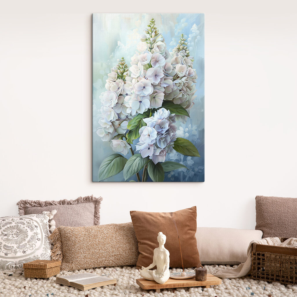 Bloemen op hoge trossen — interieur 2
