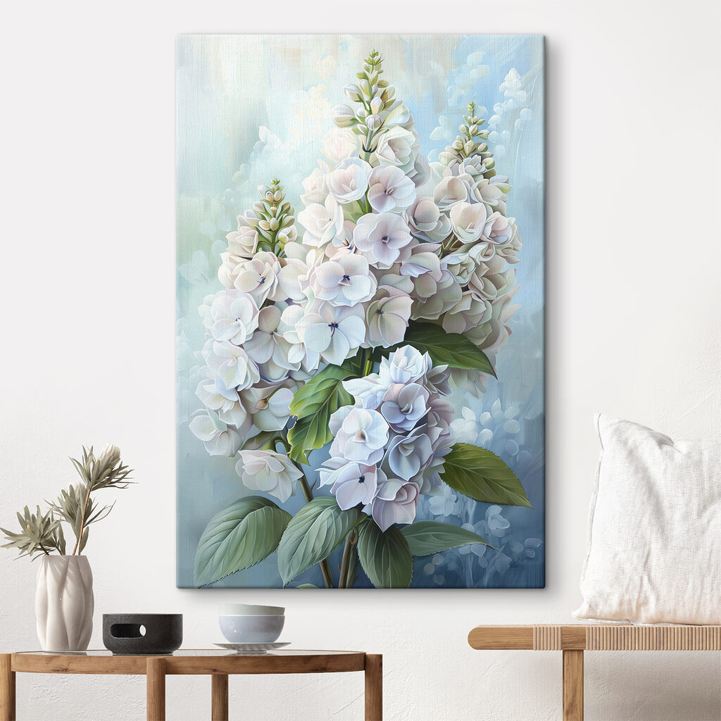 Bloemen op hoge trossen — interieur 1
