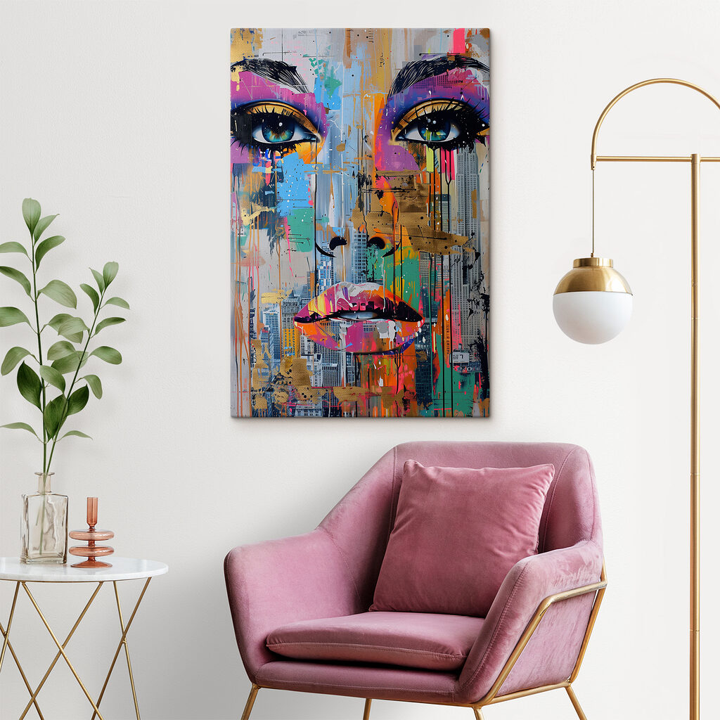 Een blik in kleurfragmenten — interieur 1