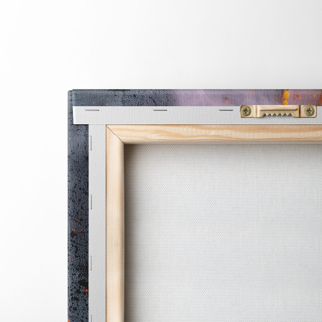Vlinders door gekleurde nevel — achterkant