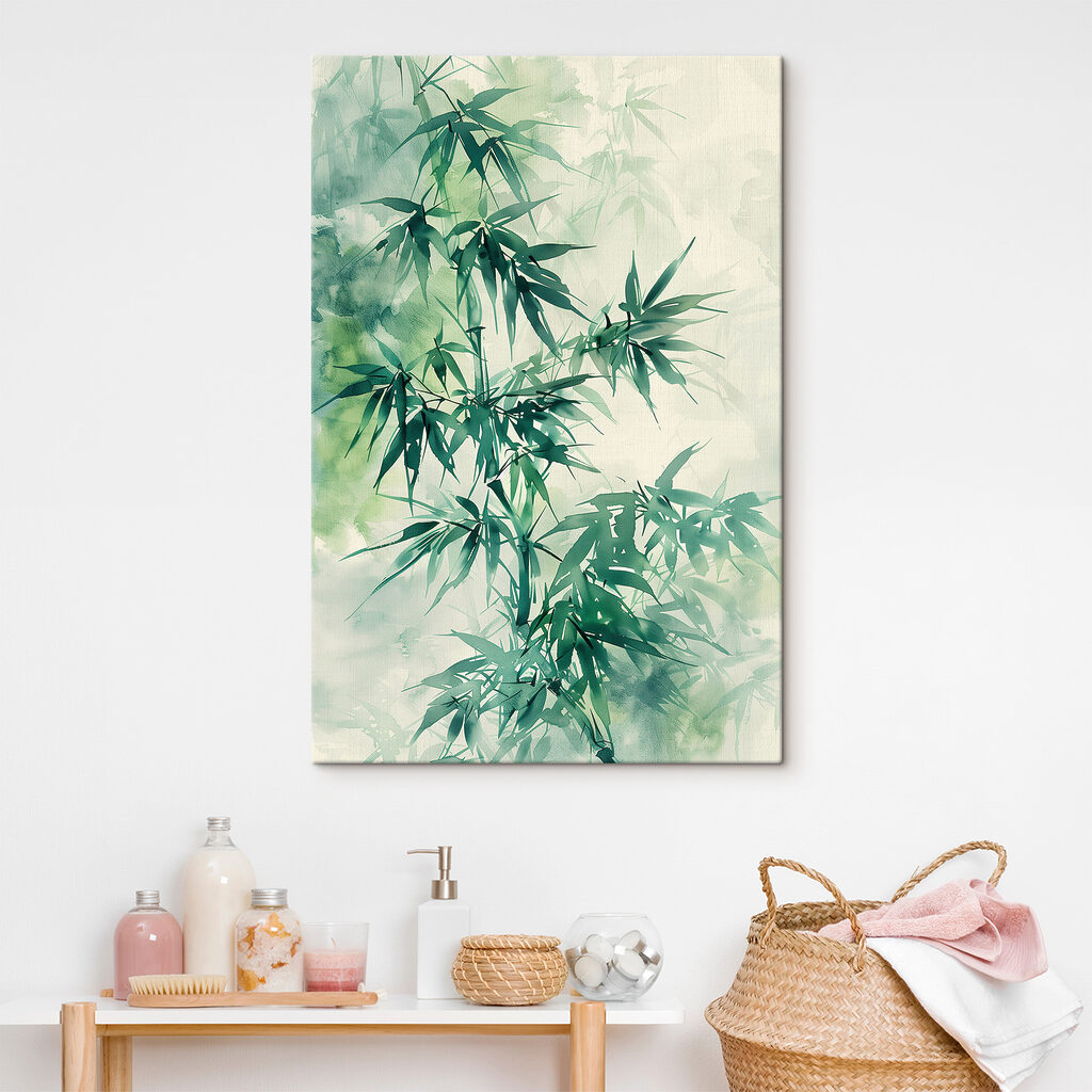 Bamboe in groene nevel — interieur 2